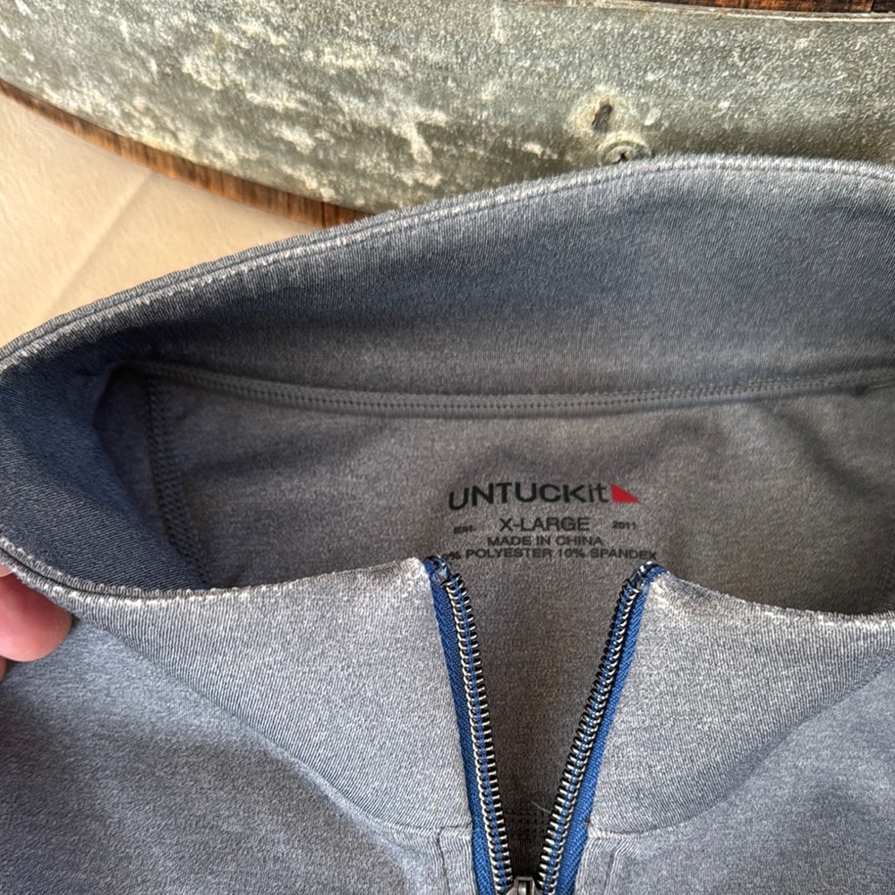 Gray Zip-Up Jacket - Picture 2 of 4